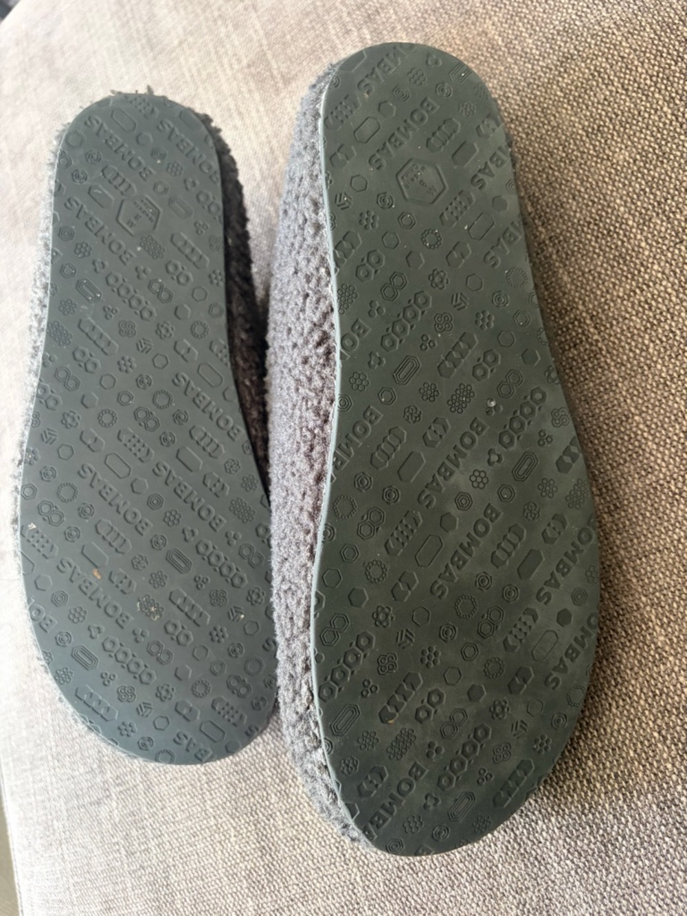 Bombas Dark Gray Sherpa Slip-On Slippers - Picture 4 of 5
